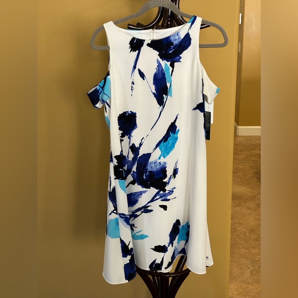 Ralph Lauren Cold-Shoulder Dress